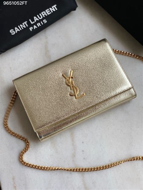 ysl gold purse|ysl purse gold chain.